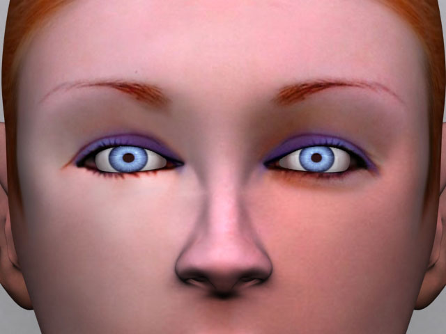 face w/ texture map