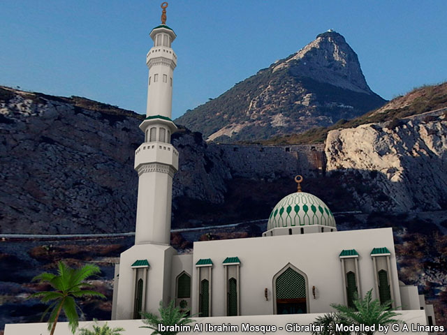 Ibrahim Al Ibrahim Mosque Gibraltar 3d Model