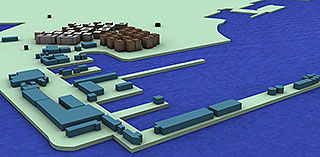 3D Model of Gibraltar 3D Model of Gibraltar
